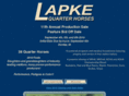 lapkequarterhorses.com