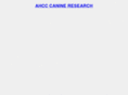 ahcccanineresearch.info