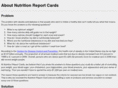 nutritionreportcards.com