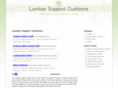 lumbarsupportcushions.net