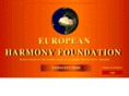 europeanharmonyfoundation.com