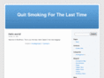 quitsmokingforthelasttime.com