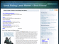 usedridinglawnmower.net