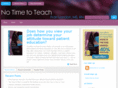 notimetoteach.com