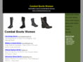 combatbootswomen.com