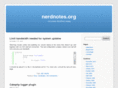 nerdnotes.org