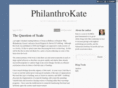 philanthrokate.com