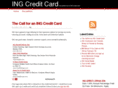 ingcreditcard.net