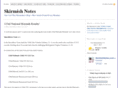 skirmishnotes.com
