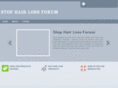 stophairlossforum.com