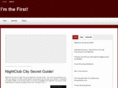 imthefirst.com