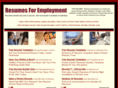 resumesforemployment.com