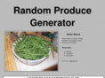randomproducegenerator.com