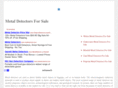 metal-detectors-for-sale.org