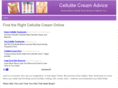 cellulitecreamadvice.com