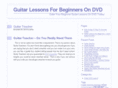 guitarlessonsforbeginnersondvd.com