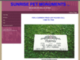 sunrisepetmonuments.com