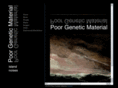 poorgeneticmaterial.de