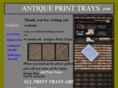 antiqueprinttrays.com