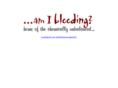 amibleeding.com