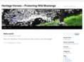 heritagehorses.org