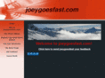 joeygoesfast.com