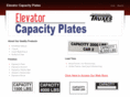 elevatorcapacityplates.com