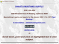 shastamustangsupply.com
