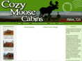cozymoosecabins.com