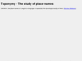 toponymy.net