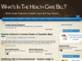 whatsinthehealthcarebill.com