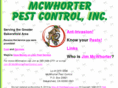 mcwhorterpestcontrol.com