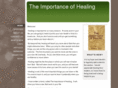theimportanceofhealing.com