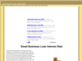 smallbusinessloaninterestrate.com