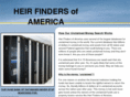 heirfindersofamerica.net