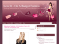 loveitonabudget.com