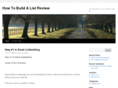 howtobuildalistreview.com