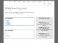 wallyteaching.com