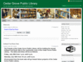 cedargrovelibrary.net
