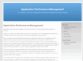 applicationperformancemanagement.org