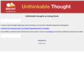 unthinkablethought.com
