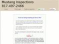 mustanginspections.com
