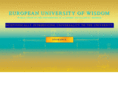 europeanuniversityofwisdom.com