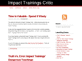 impacttrainingscritic.com
