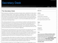 thesecretarydesk.com