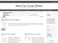 bestfaxcoversheet.com