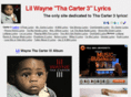 thacarter3lyrics.com