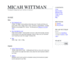 micahwittman.com