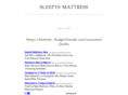 sleepysmattress.net