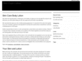 skincarelotion.net